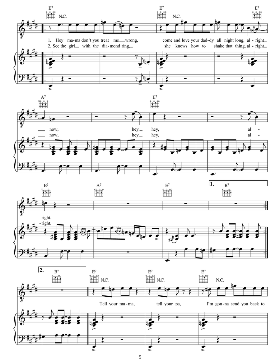 What'd I Say What'd I Say Acoustic Guitar scores gallery preview page 5