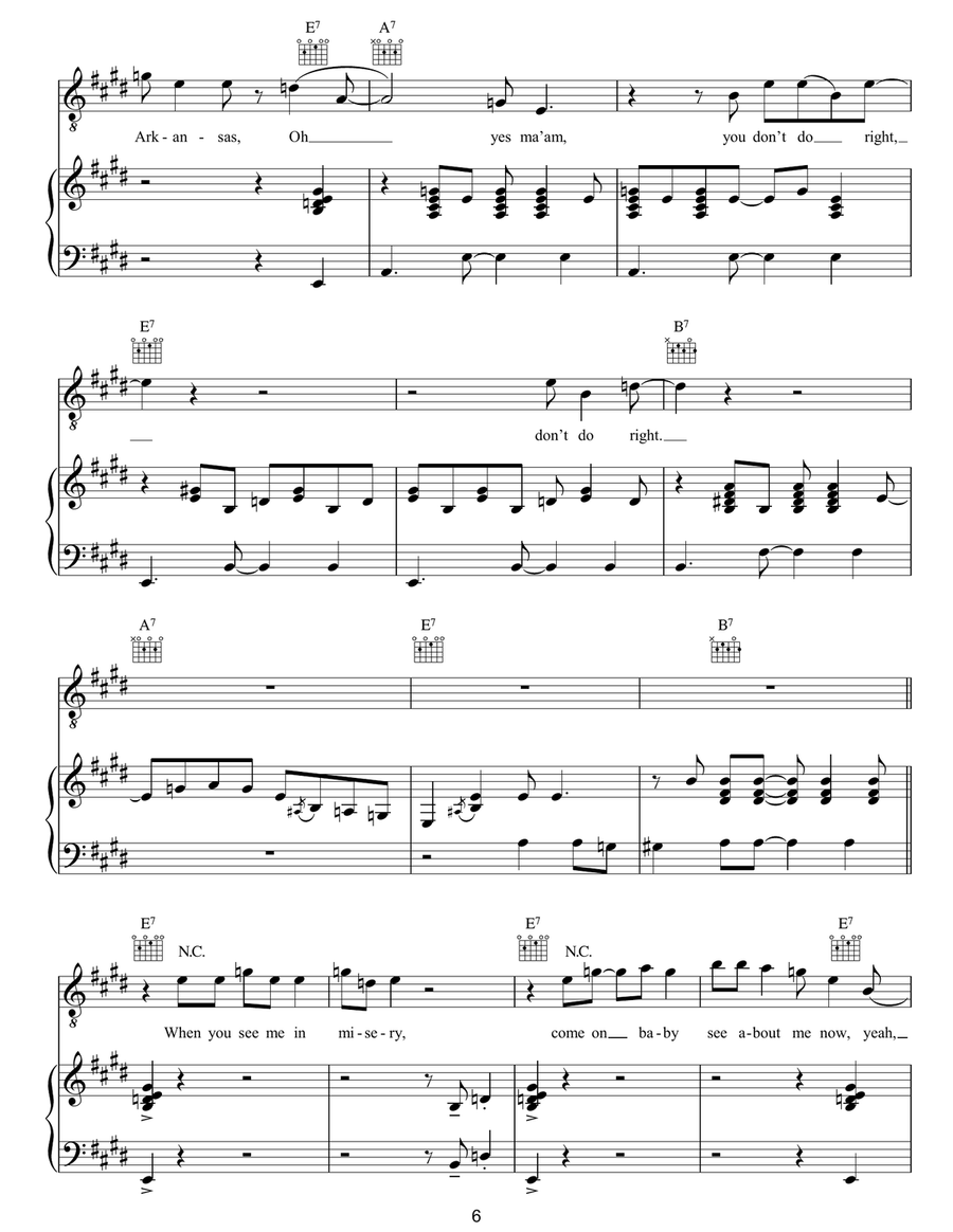 What'd I Say What'd I Say Acoustic Guitar scores gallery preview page 6