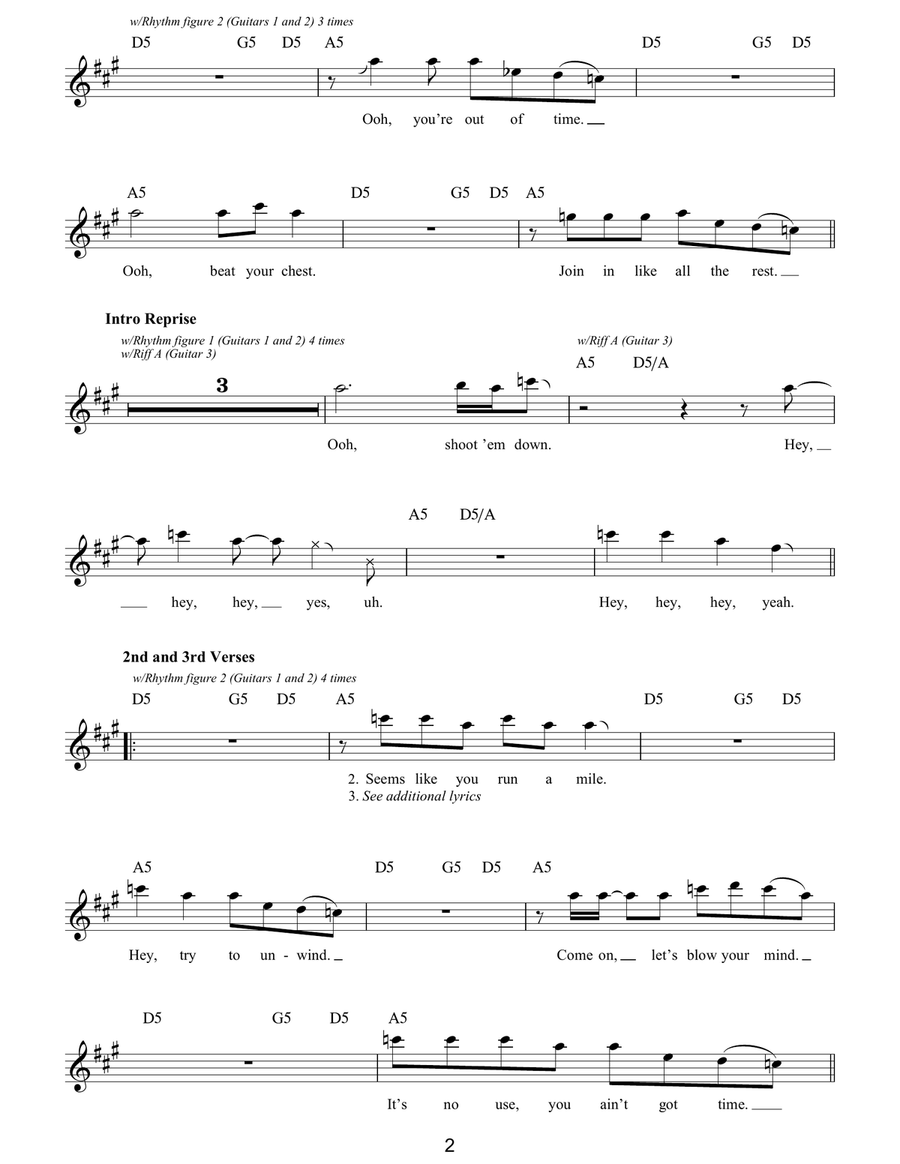 Smash 'N' Grab Smash 'N' Grab Electric Guitar scores gallery preview page 2