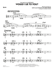 Would I Lie to You? - Guitar