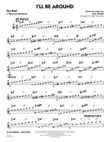I'll Be Around - C Solo Sheet