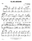 I'll Be Around - Piano