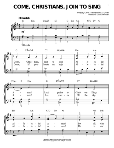 Come, Christians, Join To Sing