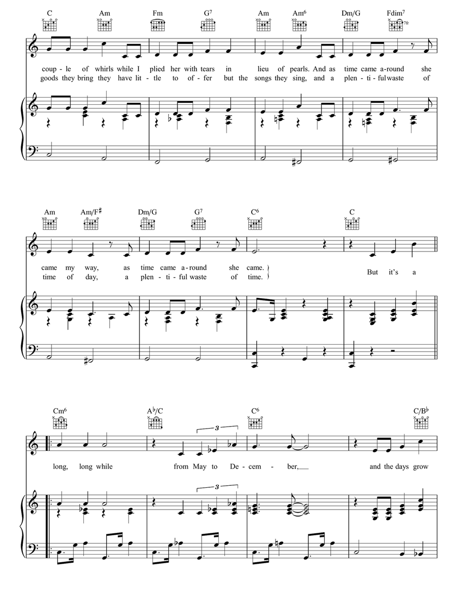 September Song September Song Guitar scores gallery preview page 2