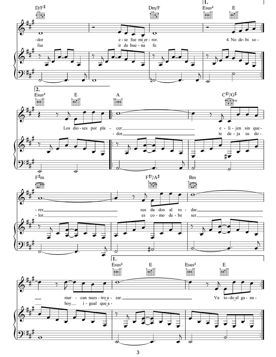 The Winner Takes It All The Winner Takes It All Acoustic Guitar scores gallery preview page 3