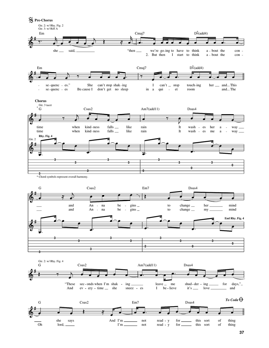 Anna Begins Anna Begins Acoustic Guitar scores gallery preview page 5