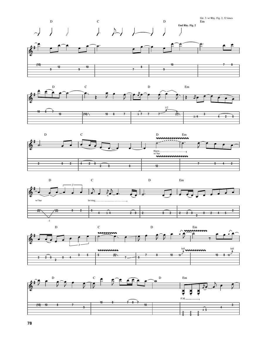 Astronomy Astronomy Acoustic Guitar scores gallery preview page 6