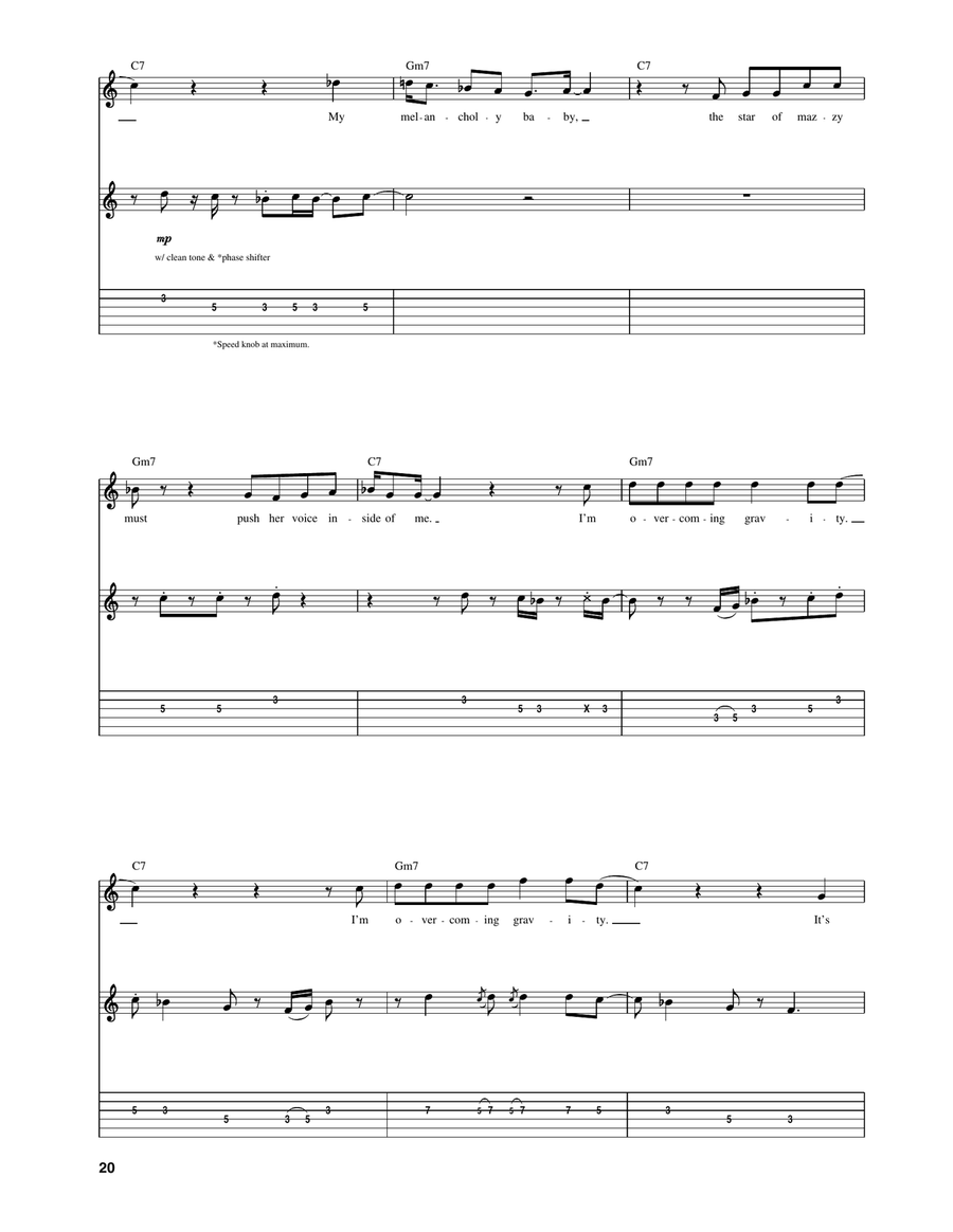 Aeroplane Aeroplane Acoustic Guitar scores gallery preview page 5