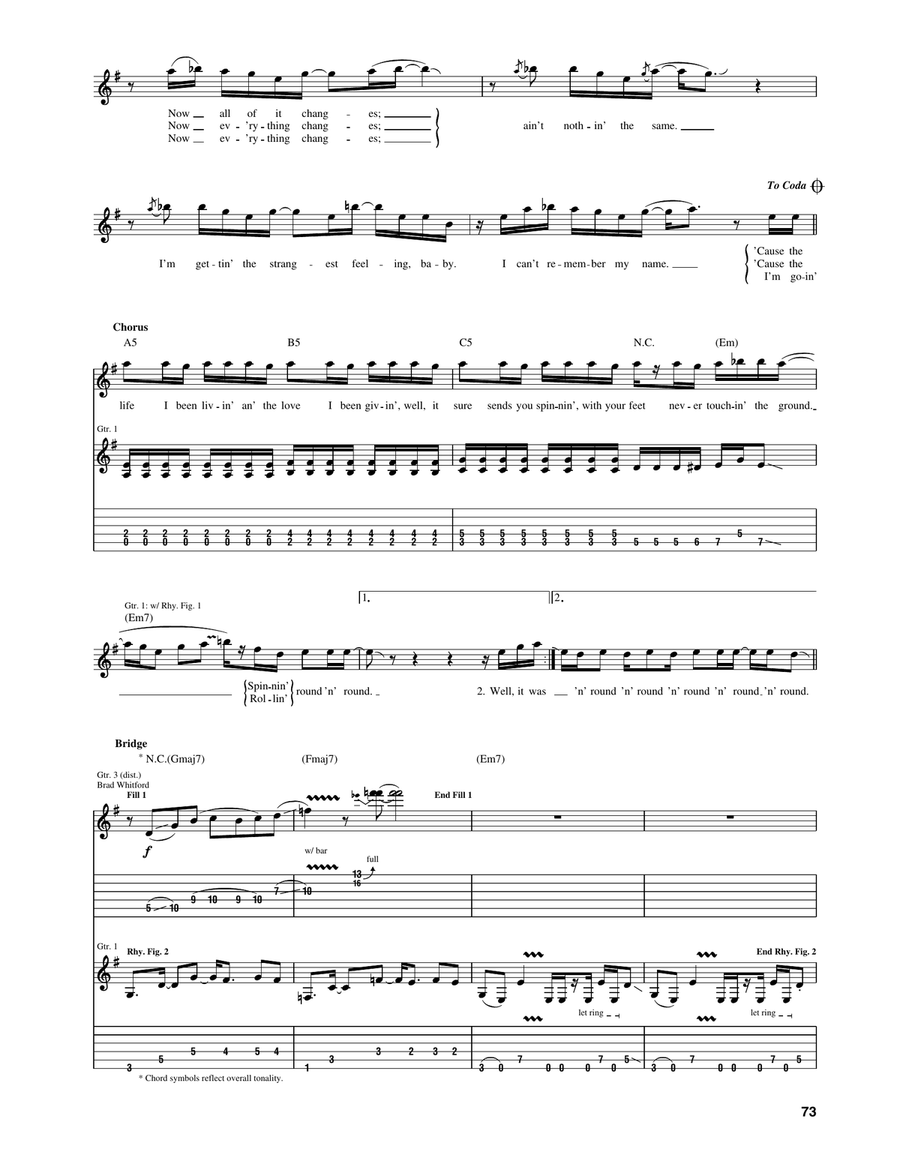 Round And Round Acoustic Guitar scores gallery preview page 2