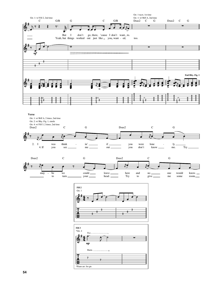 Back 2 Good Back 2 Good Acoustic Guitar scores gallery preview page 2