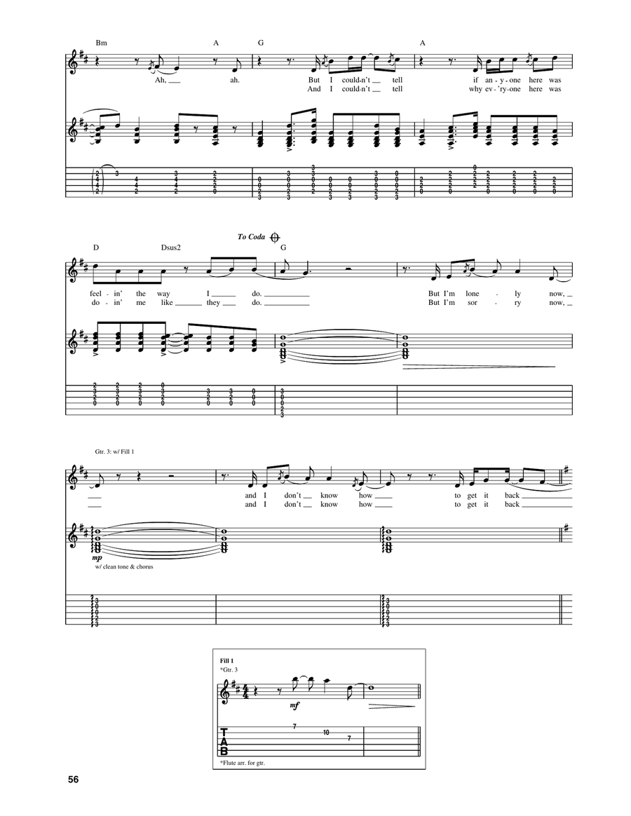 Back 2 Good Back 2 Good Acoustic Guitar scores gallery preview page 4