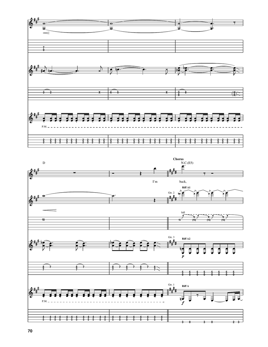 Back In The Saddle Back In The Saddle Acoustic Guitar scores gallery preview page 2