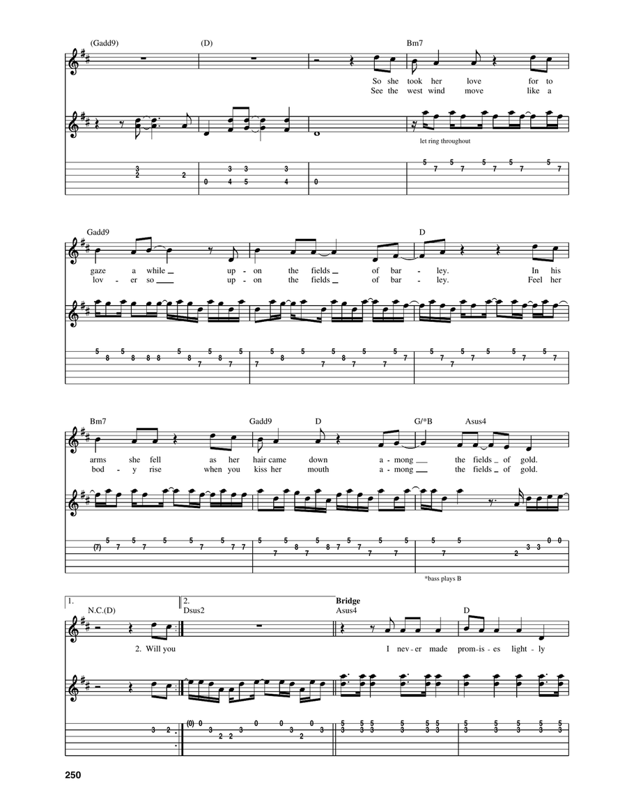 Fields Of Gold Fields Of Gold Acoustic Guitar scores gallery preview page 2