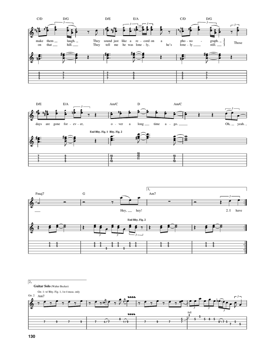Pretzel Logic Acoustic Guitar scores gallery preview page 2