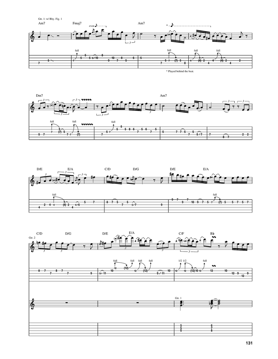 Pretzel Logic Acoustic Guitar scores gallery preview page 3