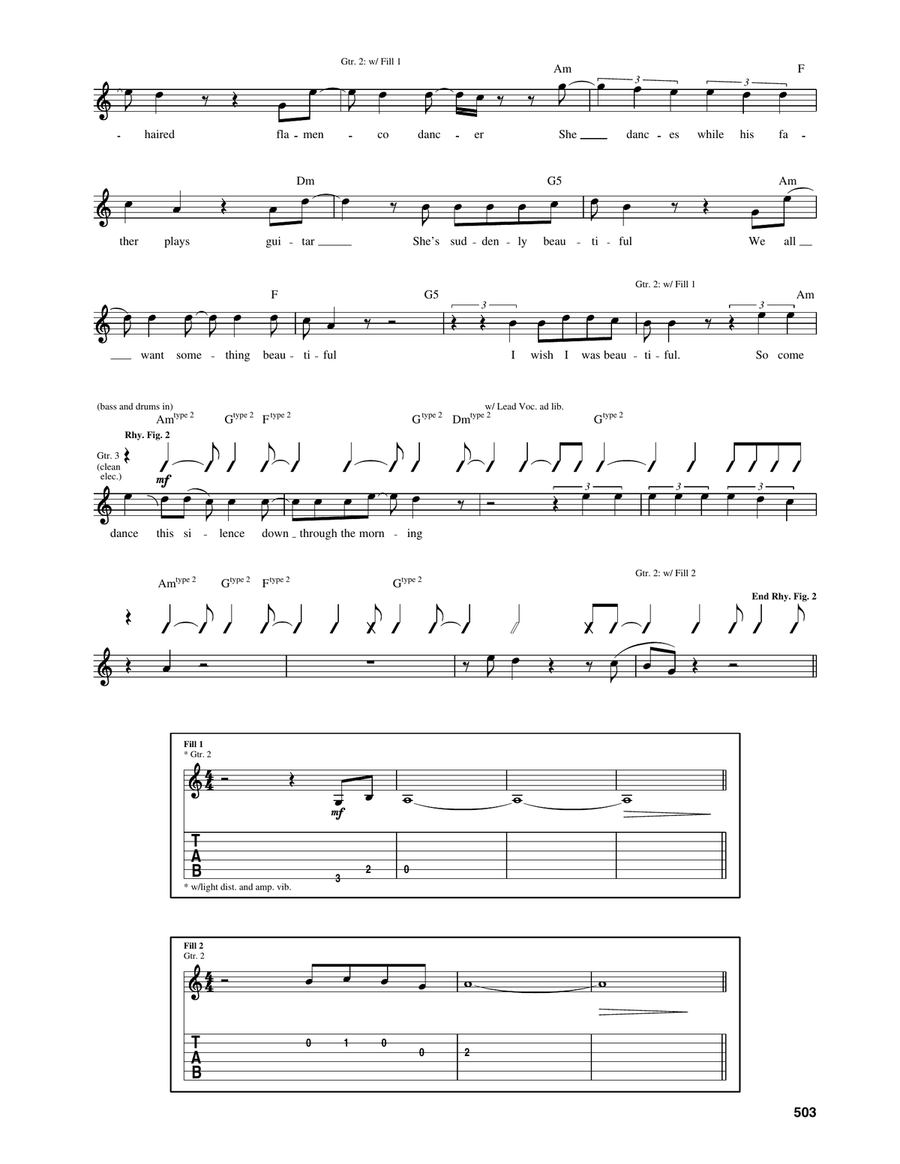 Mr. Jones Mr. Jones Acoustic Guitar scores gallery preview page 2