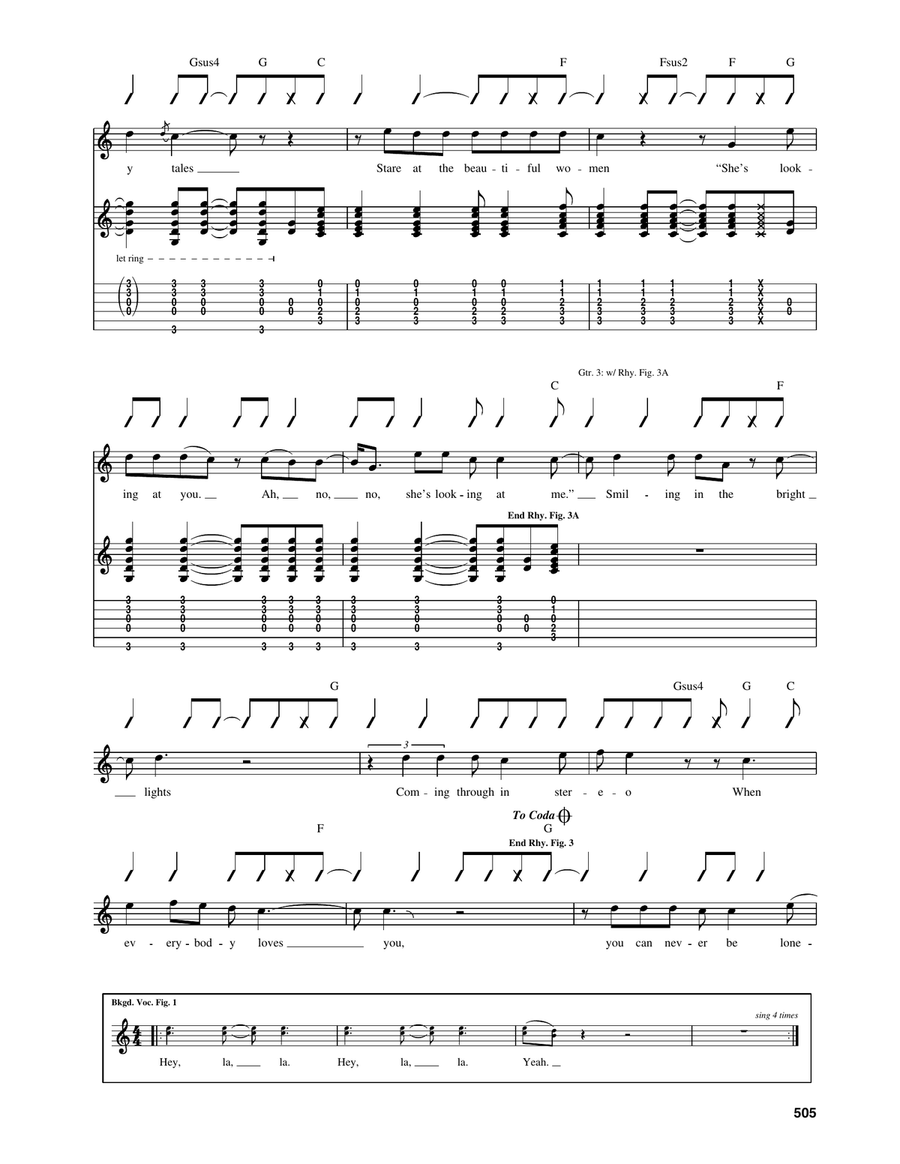 Mr. Jones Mr. Jones Acoustic Guitar scores gallery preview page 4