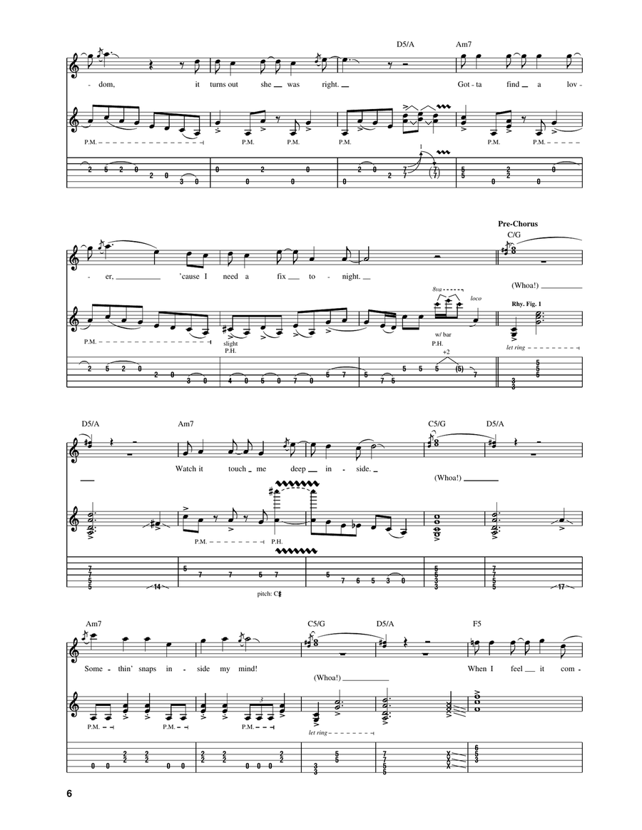 Addicted To That Rush Addicted To That Rush Acoustic Guitar scores gallery preview page 3