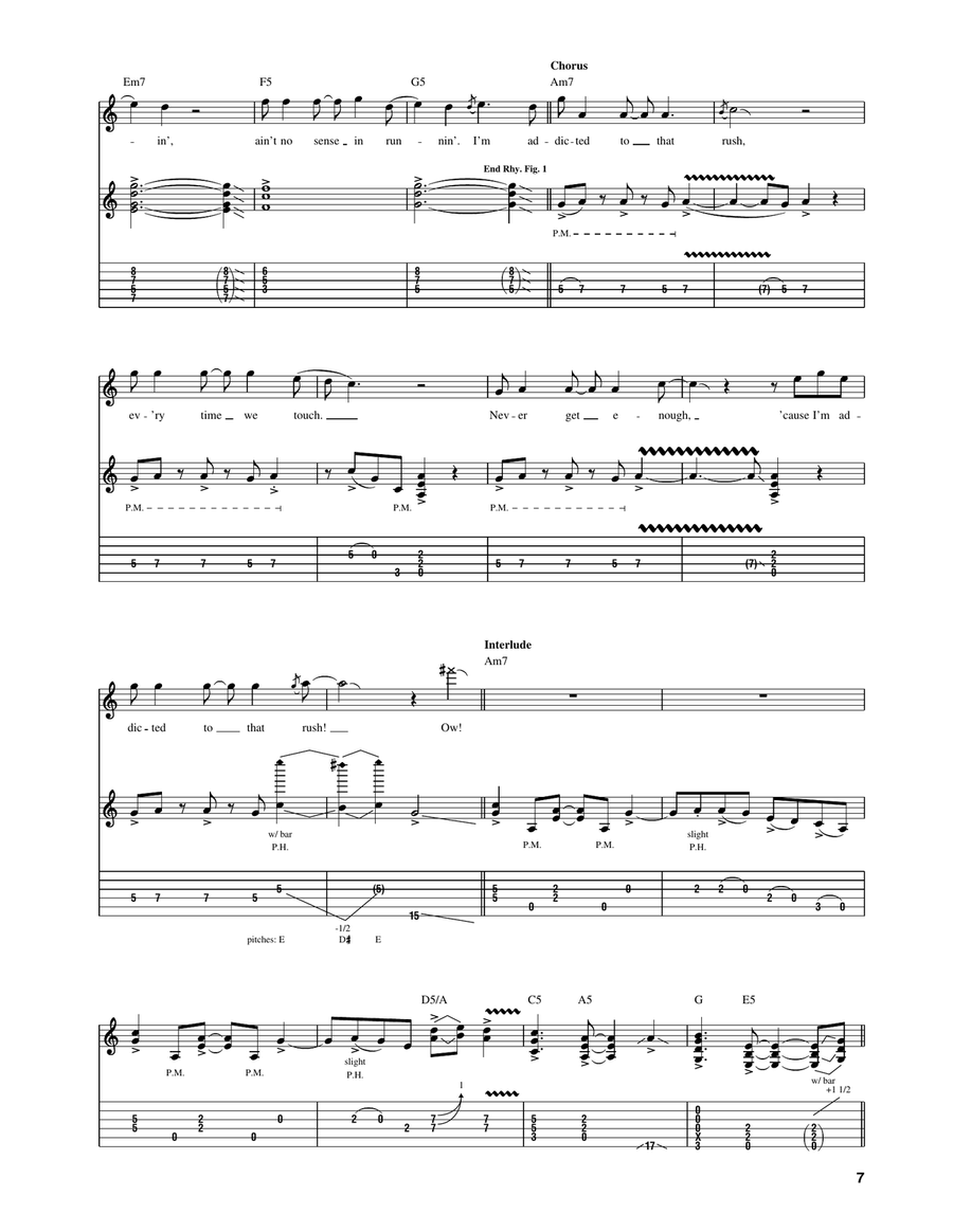 Addicted To That Rush Addicted To That Rush Acoustic Guitar scores gallery preview page 4