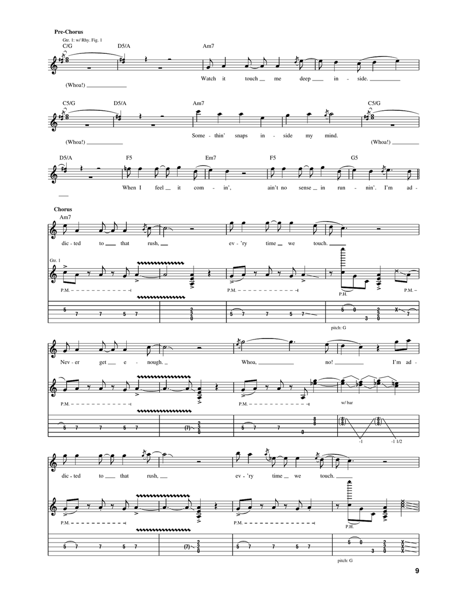 Addicted To That Rush Addicted To That Rush Acoustic Guitar scores gallery preview page 6