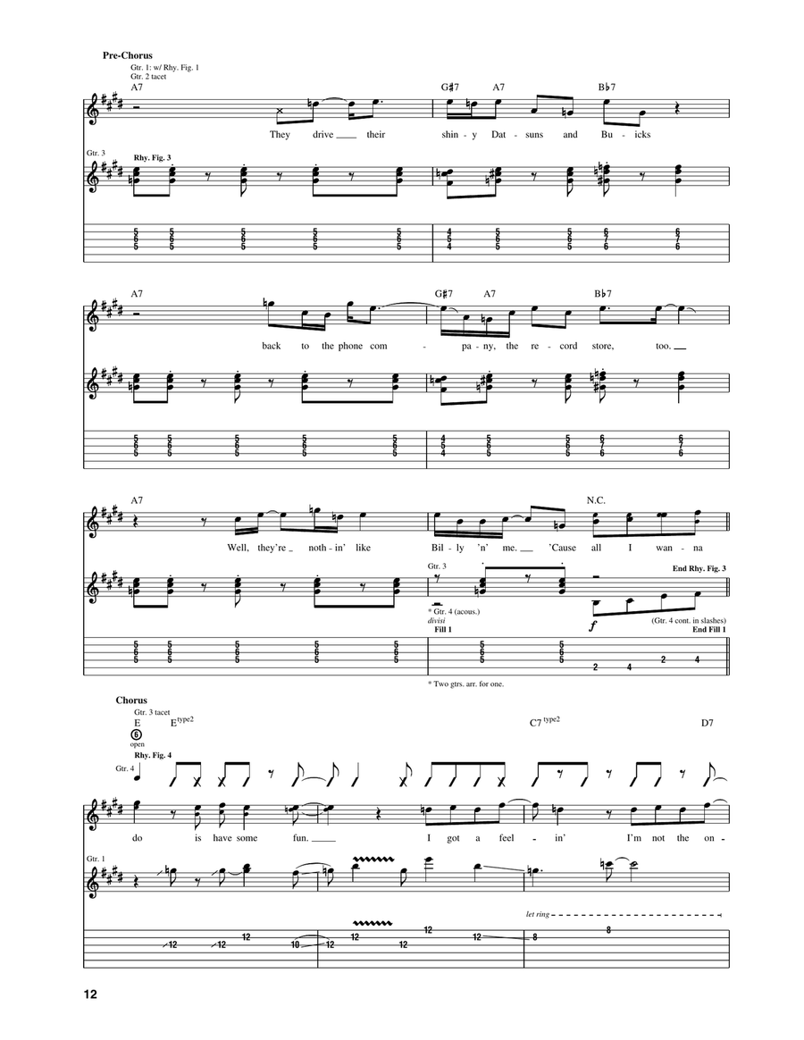 All I Wanna Do All I Wanna Do Acoustic Guitar scores gallery preview page 4