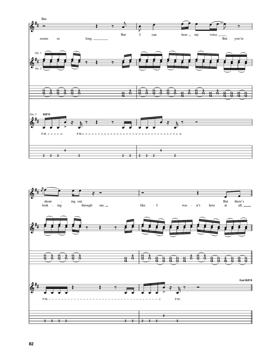 No Reply At All Acoustic Guitar scores gallery preview page 3