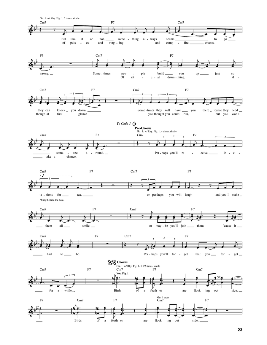 Birds Of A Feather Birds Of A Feather Acoustic Guitar scores gallery preview page 2