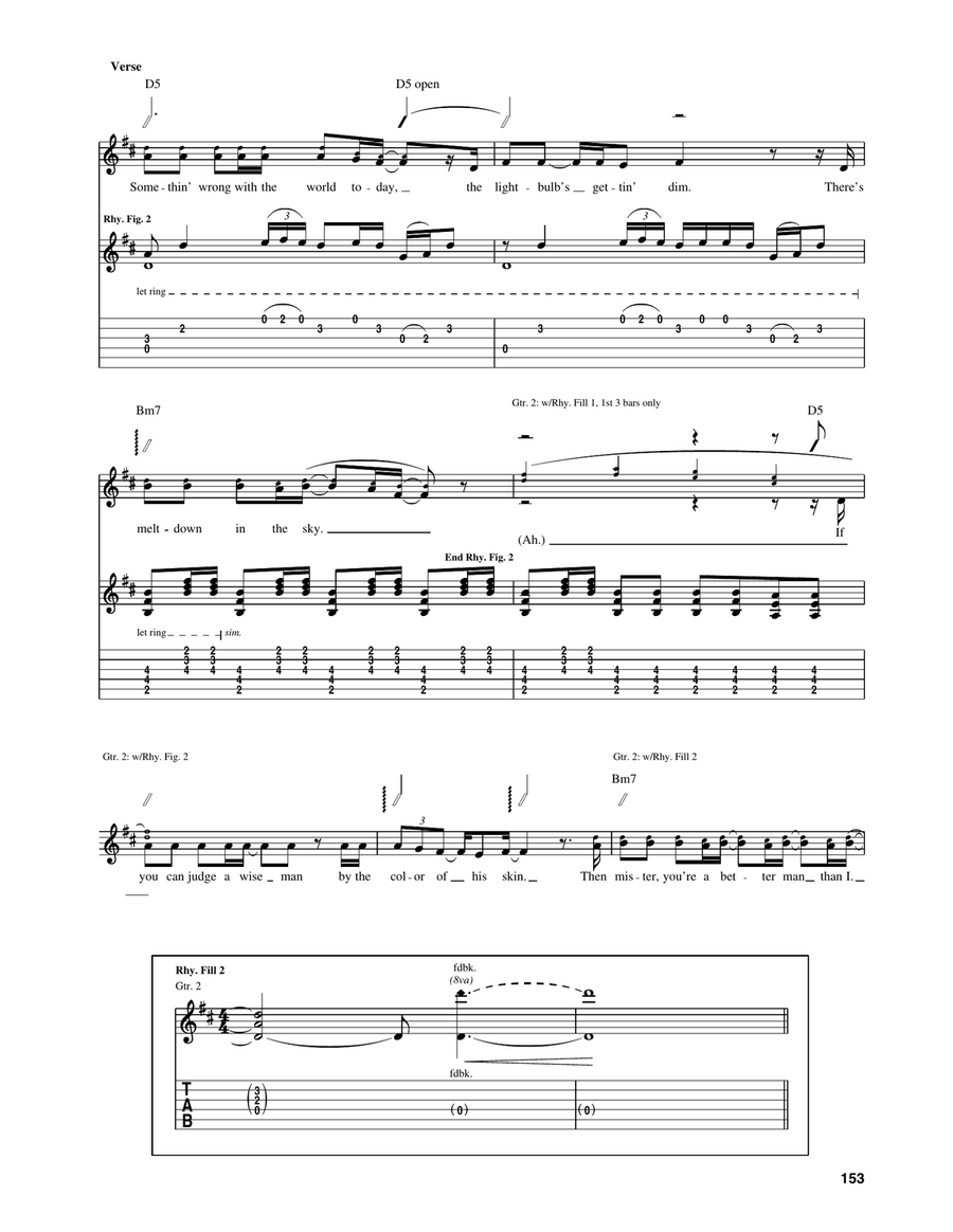 Livin' On The Edge Livin' On The Edge Acoustic Guitar scores gallery preview page 5