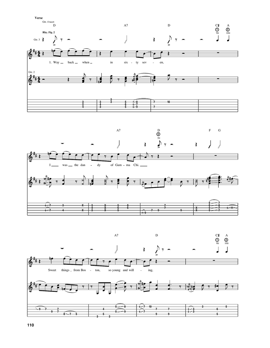Hey Nineteen Acoustic Guitar scores gallery preview page 2