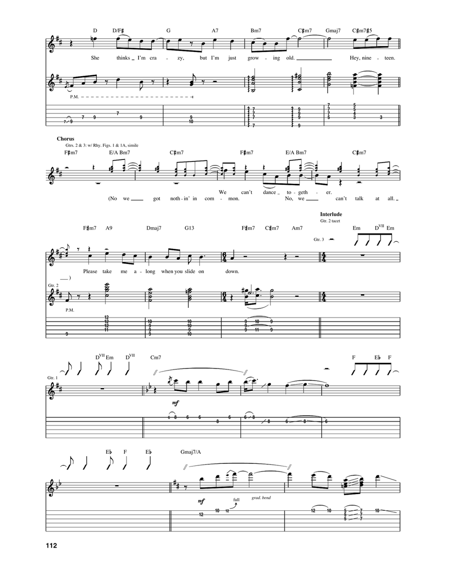 Hey Nineteen Acoustic Guitar scores gallery preview page 4