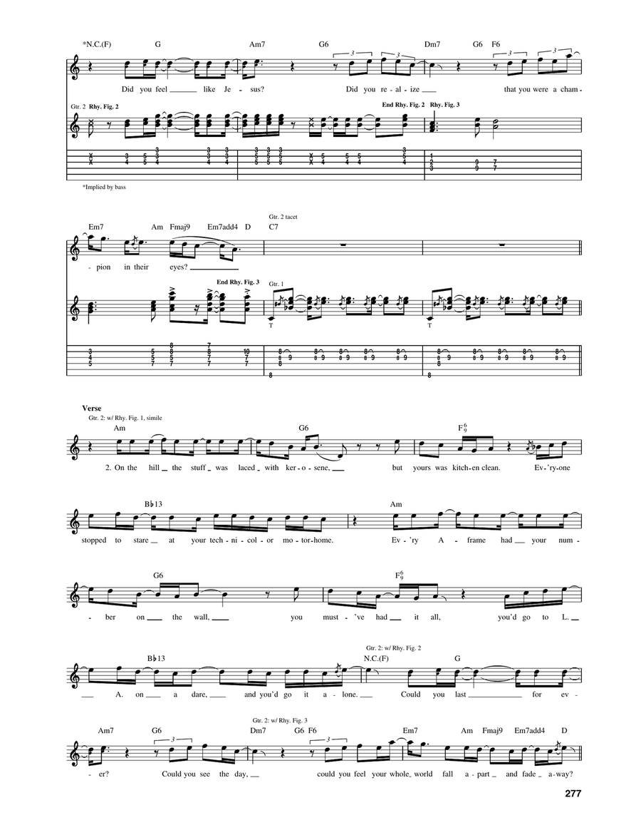 Kid Charlemagne Kid Charlemagne Acoustic Guitar scores gallery preview page 2