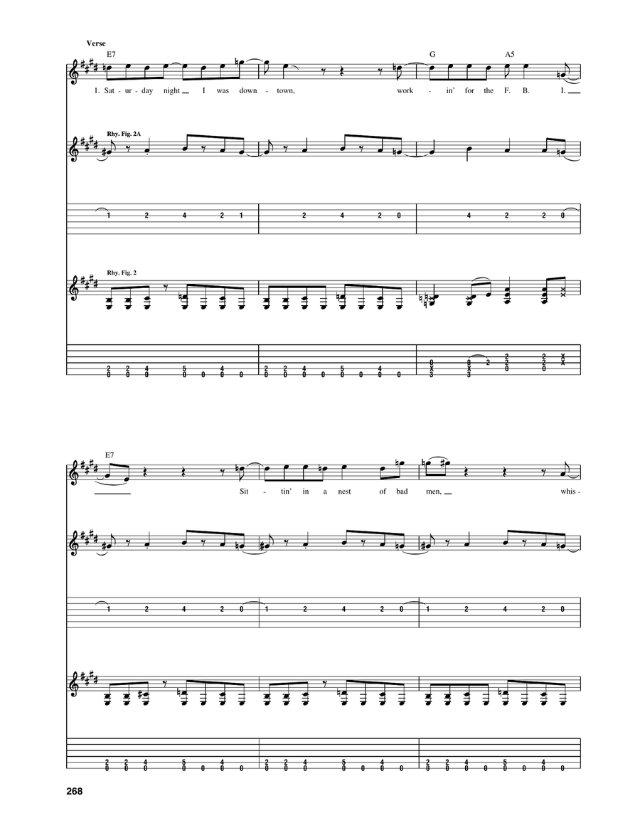 Long Cool Woman (In A Black Dress) Acoustic Guitar scores gallery preview page 2