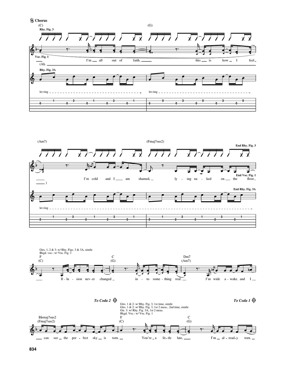 Torn Torn Acoustic Guitar scores gallery preview page 3