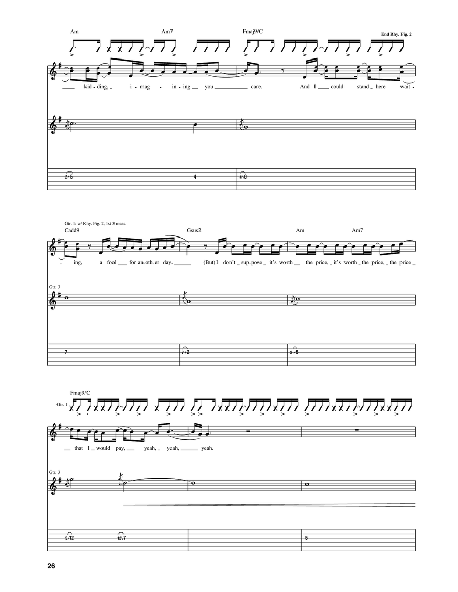 Barely Breathing Barely Breathing Acoustic Guitar scores gallery preview page 4
