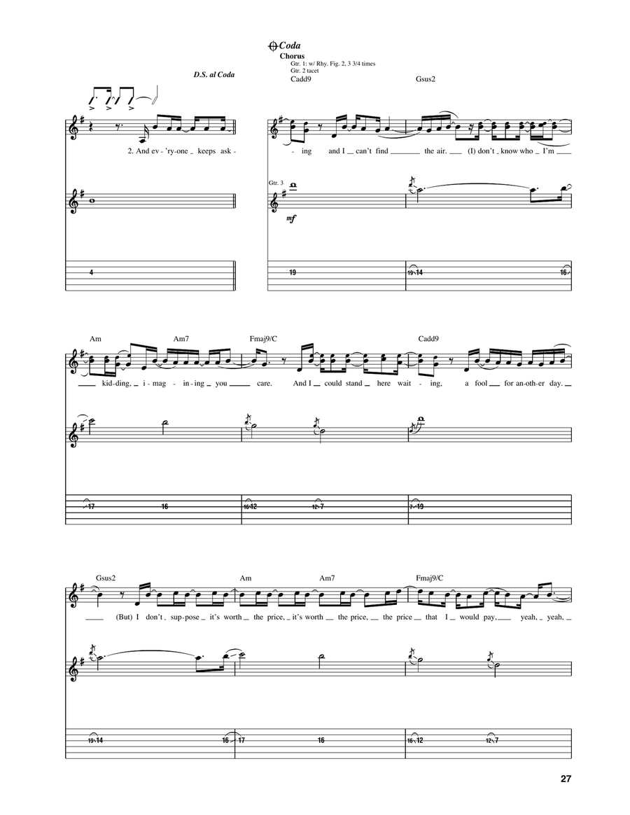 Barely Breathing Barely Breathing Acoustic Guitar scores gallery preview page 5