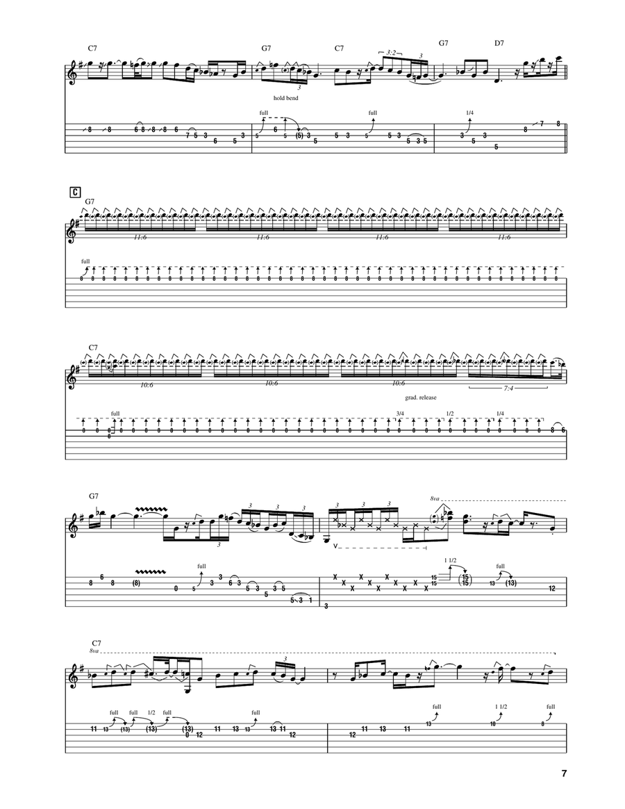 After Hours After Hours Electric Guitar scores gallery preview page 2