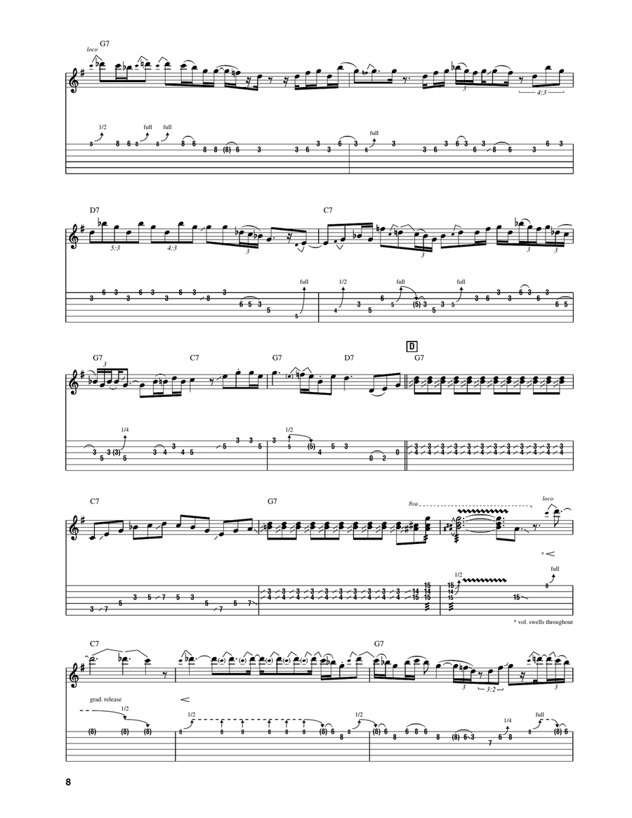 After Hours After Hours Electric Guitar scores gallery preview page 3