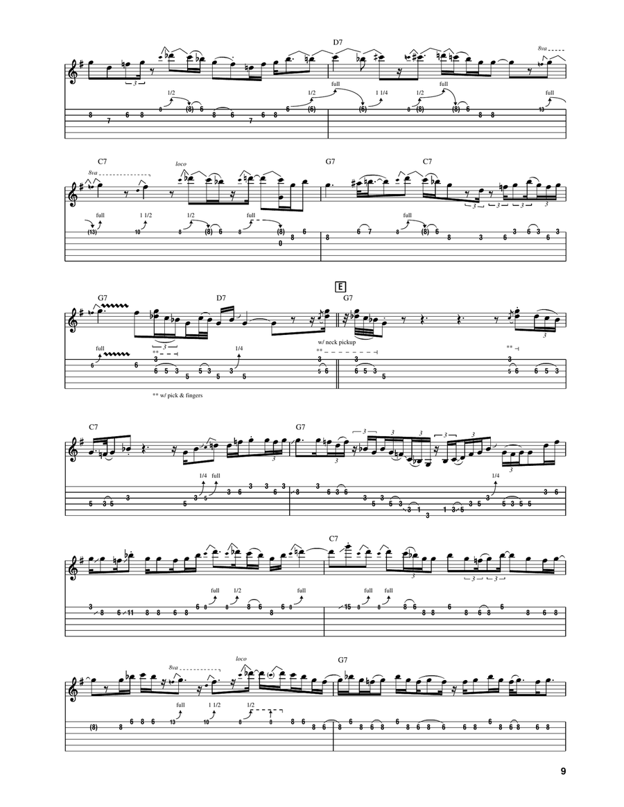 After Hours After Hours Electric Guitar scores gallery preview page 4