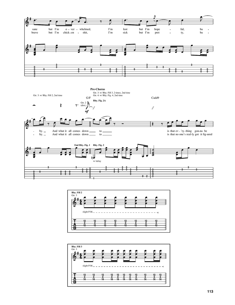 Hand In My Pocket Hand In My Pocket Acoustic Guitar scores gallery preview page 2