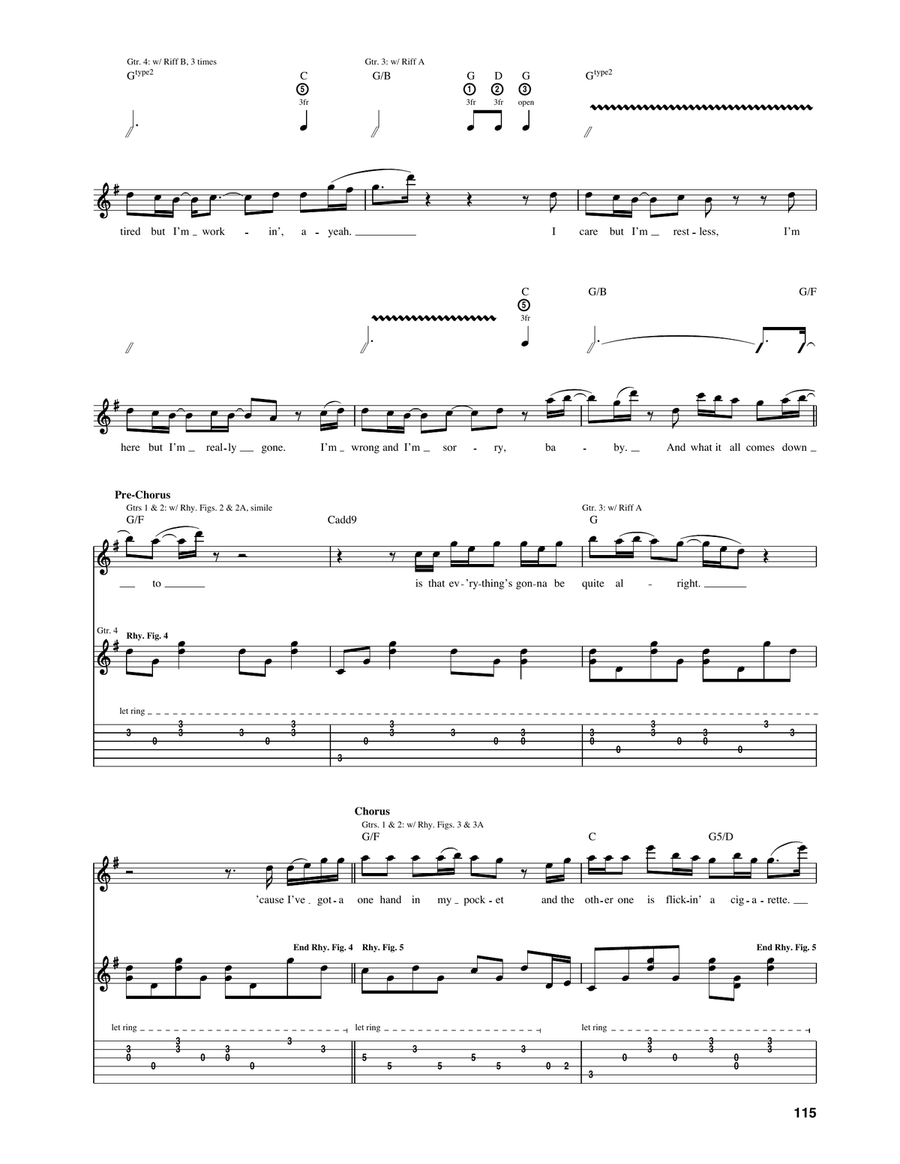 Hand In My Pocket Hand In My Pocket Acoustic Guitar scores gallery preview page 4