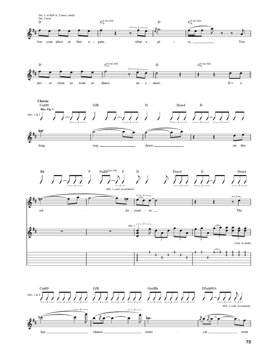 Mary Jane Mary Jane Acoustic Guitar scores gallery preview page 2