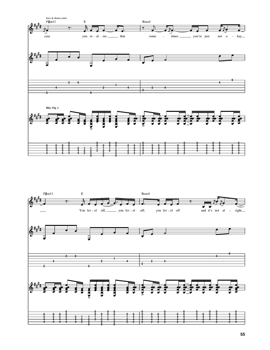 Clumsy Clumsy Acoustic Guitar scores gallery preview page 2