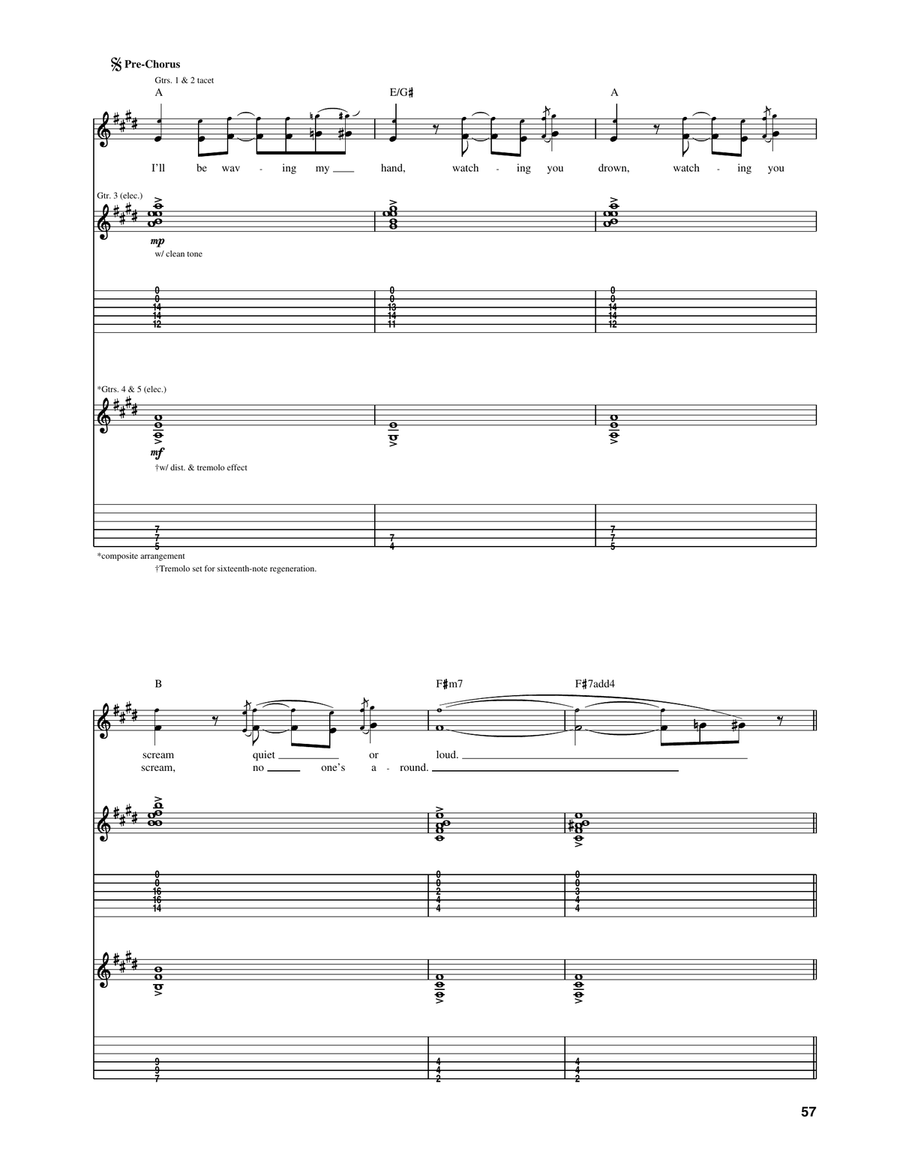 Clumsy Clumsy Acoustic Guitar scores gallery preview page 4
