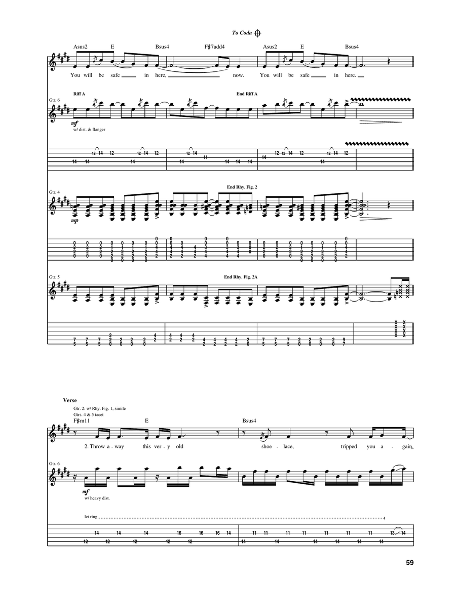Clumsy Clumsy Acoustic Guitar scores gallery preview page 6