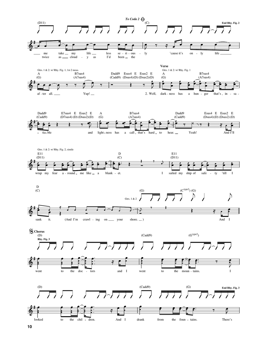 Closer To Fine Closer To Fine Acoustic Guitar scores gallery preview page 2