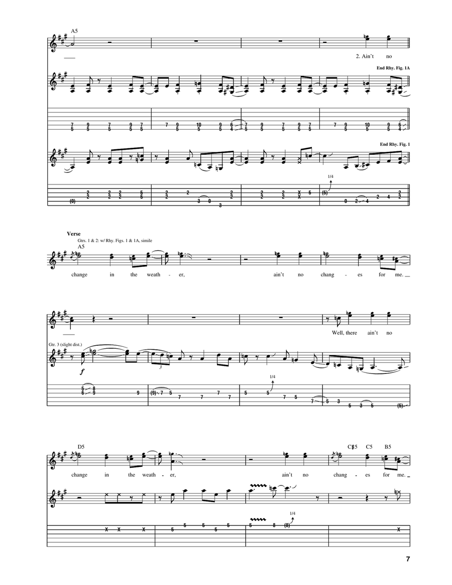 Call Me The Breeze Call Me The Breeze Acoustic Guitar scores gallery preview page 4