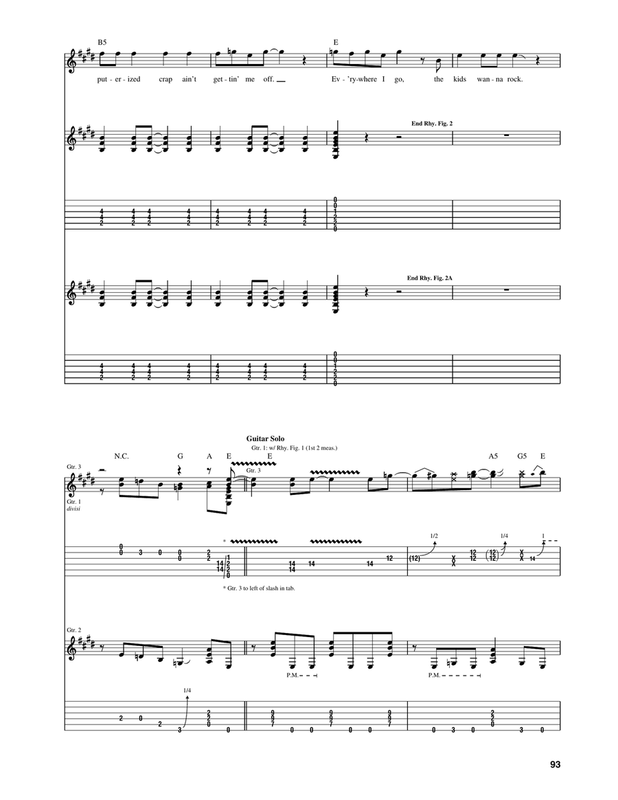 Kids Wanna Rock Kids Wanna Rock Acoustic Guitar scores gallery preview page 4