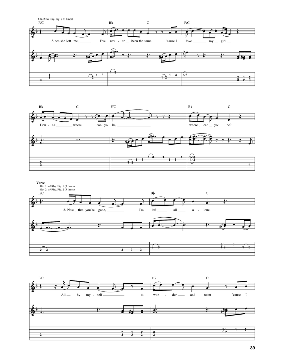 Donna Donna Acoustic Guitar scores gallery preview page 2