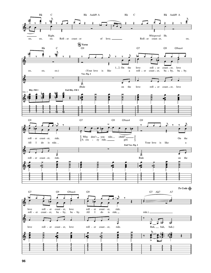 Love Rollercoaster Love Rollercoaster Acoustic Guitar scores gallery preview page 2