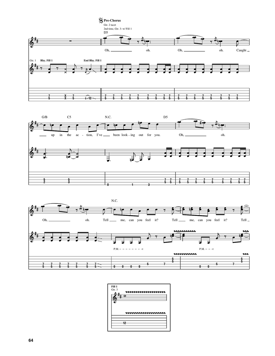 The Heat Is On The Heat Is On Acoustic Guitar scores gallery preview page 3